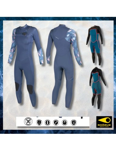 Combinaison 4/3 Front-Zip Divine - Oysterprene