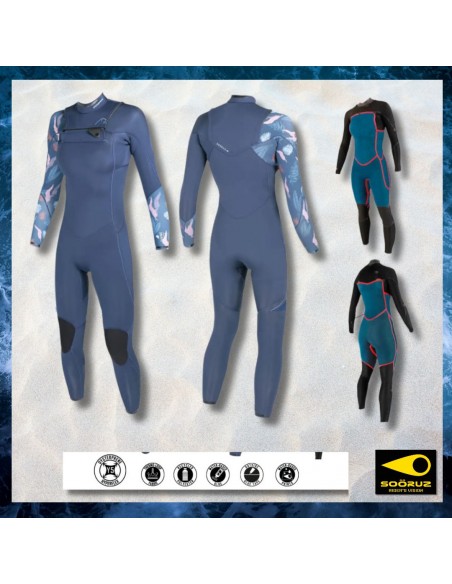 Combinaison 4/3 Front-Zip Divine - Oysterprene