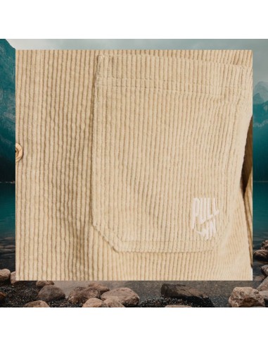 Chemise Velours beige - Pullin