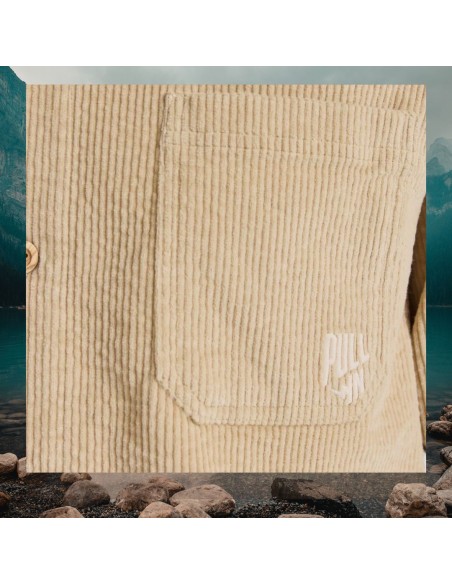 Chemise Velours beige - Pullin