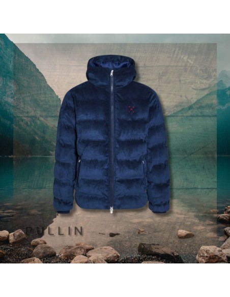 Doudoune Velours Navy - Pullin